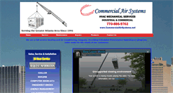 Desktop Screenshot of commercialairsystems.net